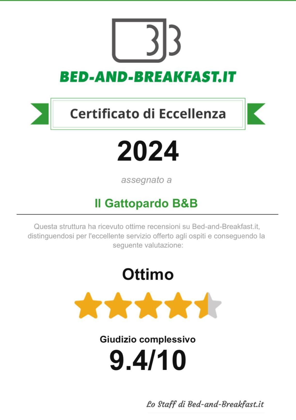 Acomodação com café da manhã  Il Gattopardo 2*