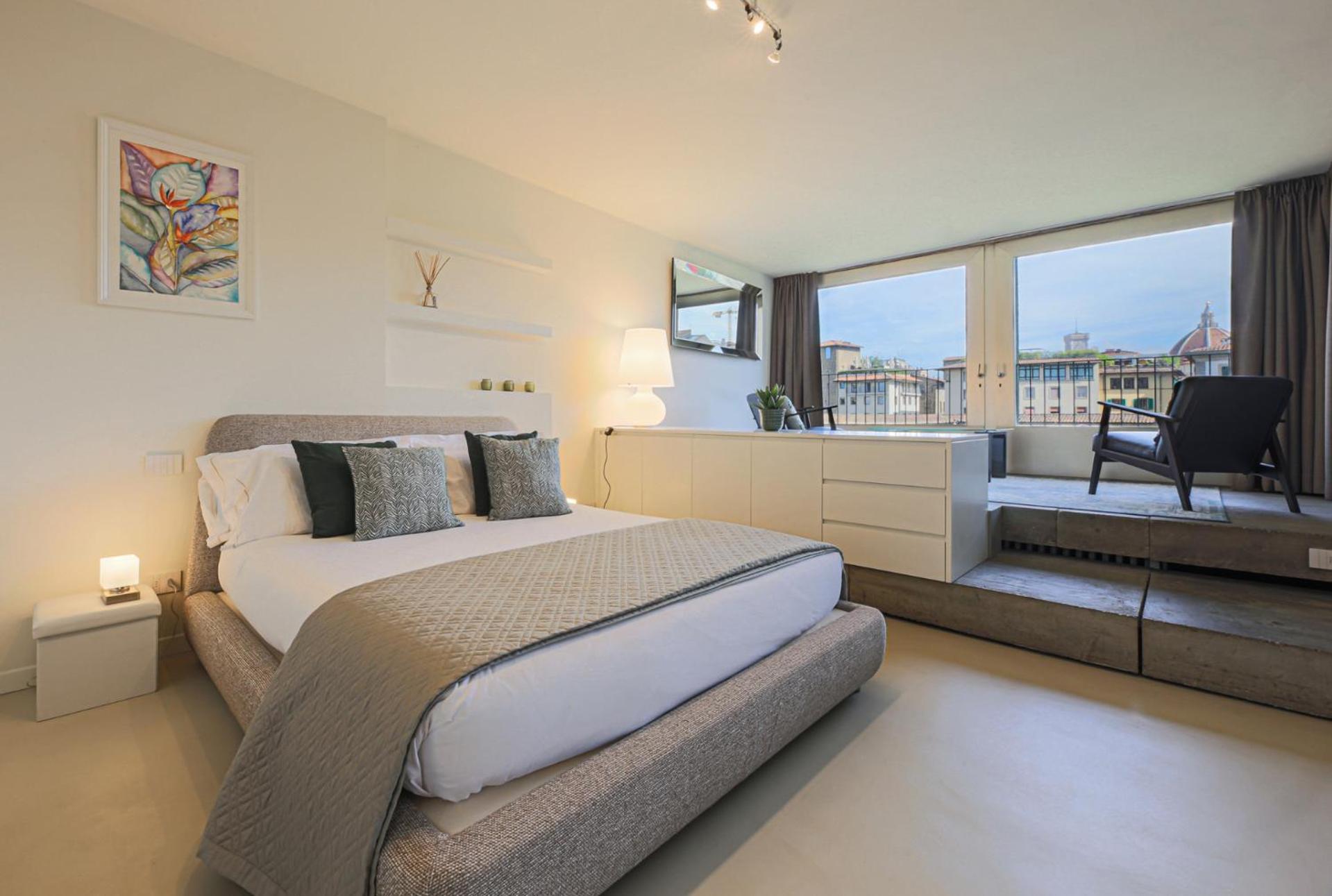 Florence- Vasari Luxury With View Leilighet *