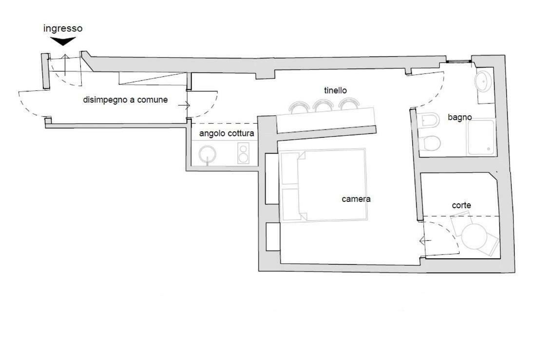 Giselle - Brand New Flat In Santa Maria Novella Lejlighed Firenze