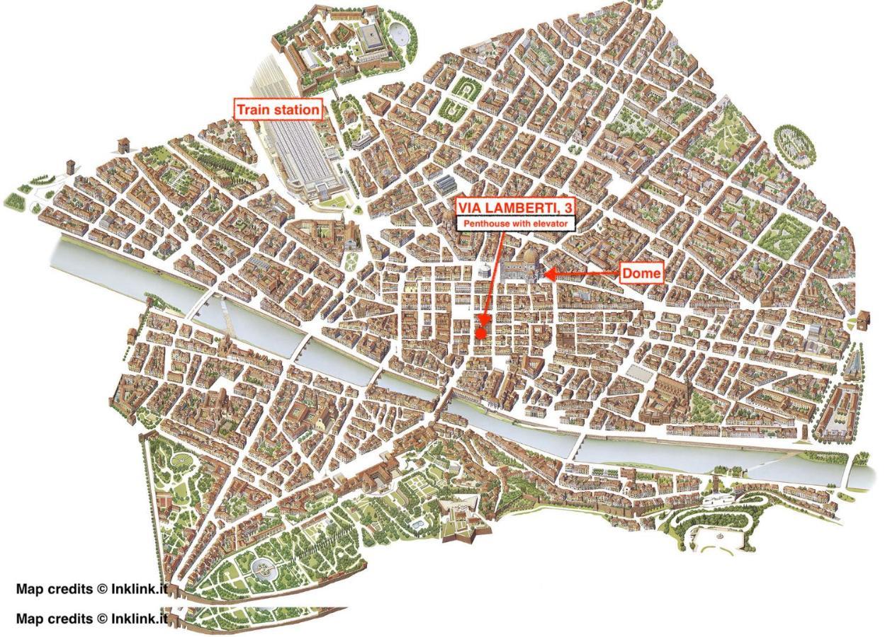 Via Lamberti, 3 - Charming - Charming And Historic 5th-floor Attic With Elevator In A Building At The Heart Of Vibrant Florence, Just A 2-minute Walk From Attractions * Firenze