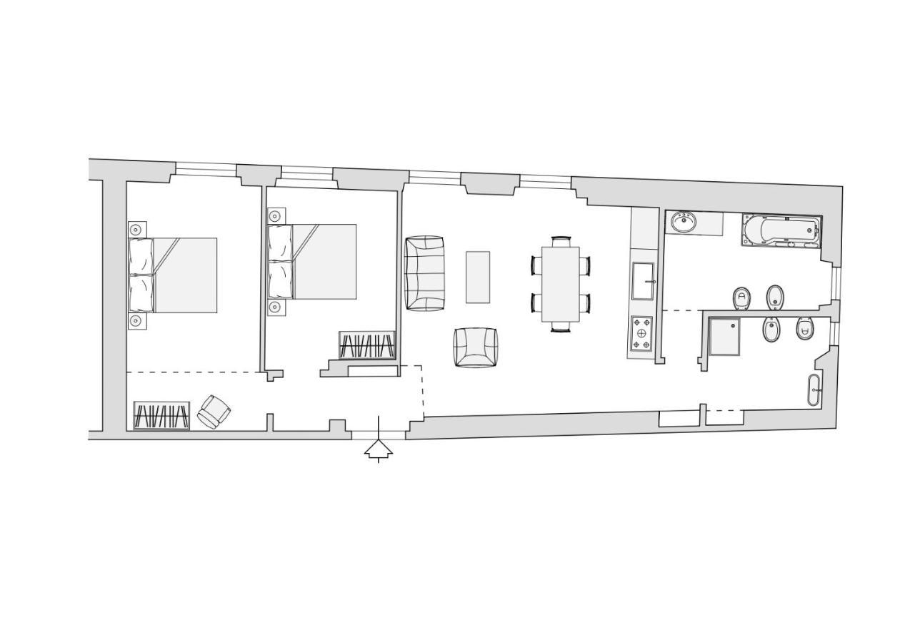 Appartement Ponte Vecchio White By Mmega