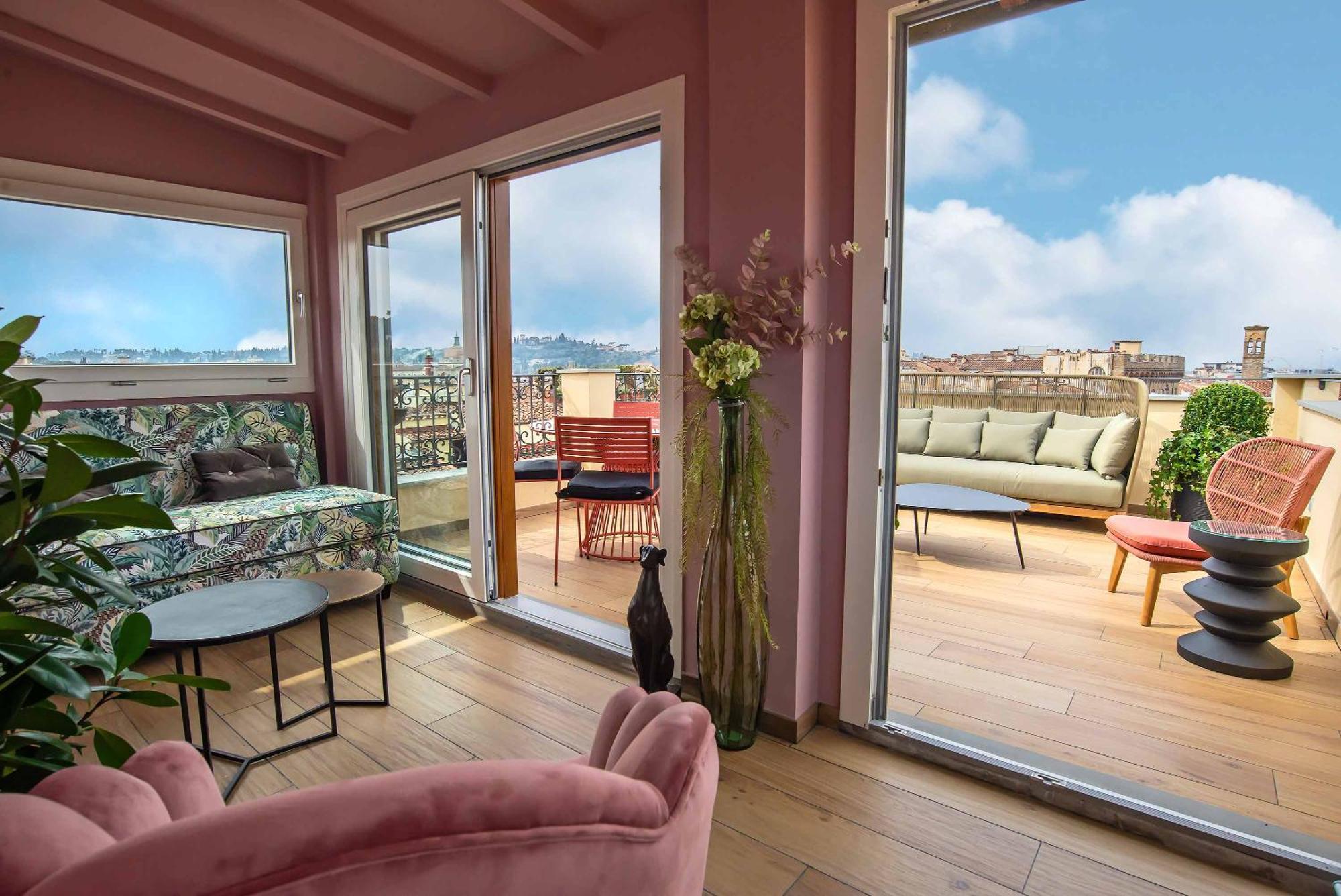 Lejlighed Acciaiuoli Penthouse Terrace View Firenze