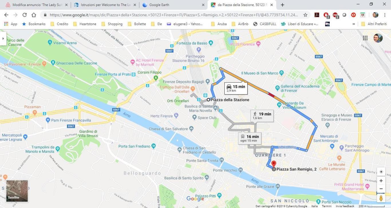 5 Min Dagli Uffizi Wifi Confort Appartement *